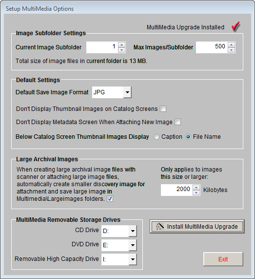 how to set up multimedia system configuration