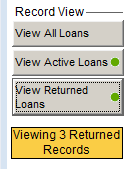 Indicator showing 3 returned records