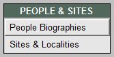 detail view of People and Sites section of Main Menu