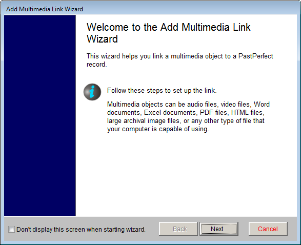 MultiMedia Wizard screenshot