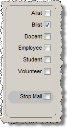 detail image of the lists section of the Contact screen
